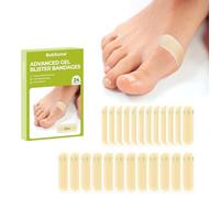 Bukihome Blister Plasters - Lote de 24 blisters para pies, hidrocoloides, prevención de ampollas, tratamiento de pies, heal rápido