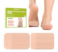 Bukihome Blister Prevention Tape - 96 tiras precortadas para protección de blíster - vendajes adhesivos fuertes - Moleskin Pads for Feet, Heel, Toes, Fingers, Reduce Friction Pain - 2 tamaños (beige)