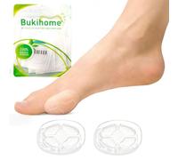 Bukihome Bunion Cushions for Pain Relief - Almohadillas para juanetes de 12 ct con tecnología de hidrogel - Protección de amortiguación contra la presión y la fricción del calzado - Fuerte adhesión y