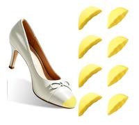 Bukihome - Insertos para zapatos - 4 pares de insertos para zapatos demasiado grandes, plantillas para tacones para mujeres, insertos para los dedos, reducen la talla para ajustar los zapatos