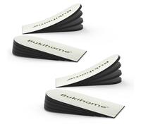 Bukihome plantilla espolon calcaneo, taloneras para zapatos, alzas para zapatos hombre/mujer, 4 capas ajustables para taloneras fascitis plantar, espolones calcáneos (White, S: 35-38,5)