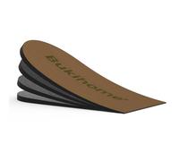 Bukihome plantilla espolon calcaneo, taloneras para zapatos, alzas para zapatos hombre/mujer, 4 capas ajustables para taloneras fascitis plantar, espolones calcáneos (marrón, M: 39-42,5)