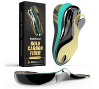 Bukihome Plantillas de fibra de carbono de grado aeroespacial, deportes y uso diario, soporte de arco ligero, retorno de energía, prevención de lesiones, diseño recortado, duraderas durante 24 meses