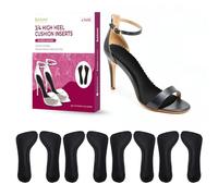 Bukihome Plantillas invisibles de tacón alto 3/4 para mujer que evitan que los pies se deslicen hacia adelante, absorción de impactos y absorción del sudor, almohadillas cómodas para tacones