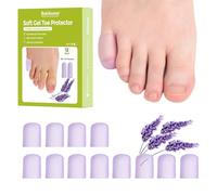 Bukihome Protector Dedos Pies Silicona - 12 Pack Gel Toe Cap Toe Protector - Protector dedo gordo pie para aliviar el dolor, protección para los dedos de los pies en caso de callos y durezas(Pinky)