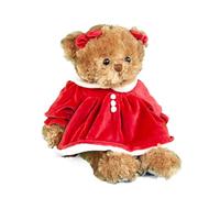 Bukowski Celine - Oso de peluche (35 cm), color marrón, rojo y blanco