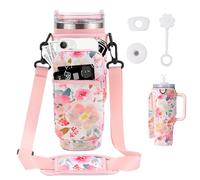 BUKYCAT Bolsa para Stanley Cup 40oz, Soporte para Botella de Agua con Correa Ajustable para el Hombro, Stanley Cup Accesorios, Stanley Accesorios para Senderismo, Viajes, Camping