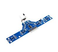 BULAIDAI Módulo seguidor de línea de sensores múltiples para proyectos de robótica con detección de trayectorias en tiempo real