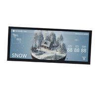 BULAIDAI Pantalla Lateral de computadora con Pantalla Externa de aleación de Aluminio de 12, 3 Pulgadas con ángulos de visión amplios Monitor de computadora de Mezcla de bajo Consumo de energía