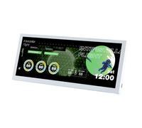 BULAIDAI Pantalla Lateral de computadora con Pantalla Externa de aleación de Aluminio de 12, 3 Pulgadas con ángulos de visión amplios Monitor de computadora de Mezcla de bajo Consumo de energía