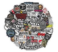 BulbaCraft Calcomanías legendarias de banda de rock, calcomanías de metal pesado para laptop, calcomanías de banda de vinilo para adultos, calcomanías y calcomanías de roca, regalos para mujeres y