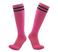 BULBEAWICK Calcetas Deportivas para Hombre 1 Par Adultos Fútbol Calcetines Medias Tubo Largo Rodilla Legging Béisbol Correr Deporte Hombres Mujeres Runnimg Ciclismo Calcetines,Rosa,l