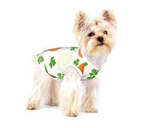 Bulbo de Cebolla roja,Camiseta de algodón sin Mangas para Mascotas, Chaleco Transpirable, Suave y elástico para Cachorros,S