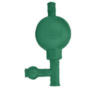 Bulbo de succión cuantitativa, bulbo de succión de goma de laboratorio Llenadora de pipetas cuantitativa de presión segura con 3 válvulas(Verde)