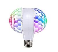 Bulbo giratorio de color | Bombilla LED Strobe Disco - Bombilla de giratoria colorida para uso al aire libre del club en casa, Efecto de iluminación de escenario para eventos de DJ de