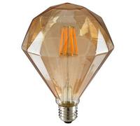 Bulbright 1 Unidad 4W D95 LED Bombilla de Filamento, Retro Bombilla, Estilo de Edison，220-240V, E27, Luz Blanca Cálida 2200K, 4W LED Bombilla Sustituye a 40W bombilla incandescente (4)