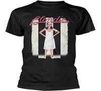 bulei Blondie Parallel Lines Unisex 100% Cotton Short-Sleeve T-Shirts Black XL