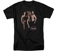 bulei Charmed Three Hot Witches Unisex 100% Cotton Short-Sleeve T-Shirts Black XXXL