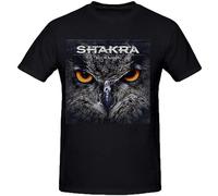 bulei High Noon Shakra Unisex 100% Cotton Short-Sleeve T-Shirts Black XXXL