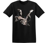 bulei Jaco Pastorius Jazz Cool Retro Unisex 100% Cotton Short-Sleeve T-Shirts Black XXXL