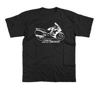 bulei Japanese Motorcycle St13 Pan European Motorcycle Cool Unisex 100% Cotton Short-Sleeve T-Shirts Black M