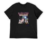bulei Killer Klowns from Outer Space Movie Poster Its Crazy Clown Unisex 100% Cotton Short-Sleeve T-Shirts Black L