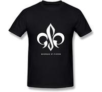 bulei LQYG George St Pierre Unisex 100% Cotton Short-Sleeve T-Shirts Black S