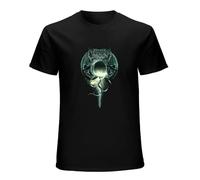 bulei Obscura Omnivium Unisex 100% Cotton Short-Sleeve T-Shirts Black L