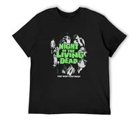 bulei Plan 9 Night of The Living Dead Unisex 100% Cotton Short-Sleeve T-Shirts Black S