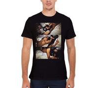 bulei Sexy Smoking Weed High Attitude Unisex 100% Cotton Short-Sleeve T-Shirts Black XXL