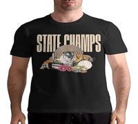 bulei State Champs Band Unisex 100% Cotton Short-Sleeve T-Shirts Black XXL