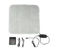 Bulevisiter Almohadilla térmica solar para mascotas, manta eléctrica de 50 W con caja de almacenamiento de energía, 40 x 40 cm, tapete calefactor recargable para mascotas, perros, gatos, alfombra