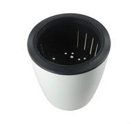 Bulevisiter Autorriego de plástico con lavabo exterior de almacenamiento de agua y cuerda de algodón para un suministro eficiente de agua a las plantas del suelo (XXL)