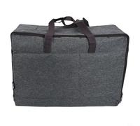 Bulevisiter Bolsa de almacenamiento Oxford impermeable de larga duración para la organización del hogar, bolsa rectangular de gran capacidad para ropa, colchas, ropa de cama, toallas, plegable y