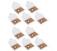 Bulevisiter Bolsas para aspiradora MEDION Robot Aspirador X42 SW+ (MD 12034) - 3L de gran capacidad, tela no tejida, paquete de 5 o 10 bolsas de repuesto (10 unidades)