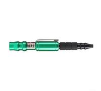 Bulevisiter Boquilla de plumero estilo pluma soplado de polvo, acoplamiento de liberación rápida de aerolínea, ajuste de 20 pm, soplador de aire comprimido para automóvil (verde)