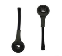 Bulevisiter Cepillo lateral de repuesto y filtro para robot aspirador Shark RV2001WD AV2001WD, almohadillas reutilizables de microfibra incluidas, 2 filtros y 4 cepillos laterales