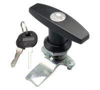 Bulevisiter Cerradura de puerta de gabinete con mango en T de aleación de zinc para armarios industriales, cajas de herramientas y purificadores de aire, resistente al rocío de sal, cerradura de