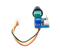 Bulevisiter Controlador de velocidad del ventilador DC12V con interruptor de encendido, ventilador de refrigeración de CPU de 4 cables, módulo de control de parada manual para ventiladores de chasis