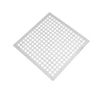 Bulevisiter Cubierta cuadrada de acero inoxidable para desagüe de ducha, colector de pelo para fregadero de baño, drenaje de fregadero, diseño antideslizante, fácil de instalar, antioxidante