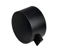 Bulevisiter Dispositivo de bloqueo de perilla de puerta en acero inoxidable negro para un control de acceso seguro, ideal para el hogar, la oficina o uso industrial, llave no incluida