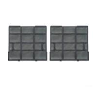 Bulevisiter Filtro de pantalla de polvo para aire acondicionado, accesorios para colgar en la unidad interior, cubierta protectora a prueba de polvo para salida de aire de CA, paquete de 2 unidades de