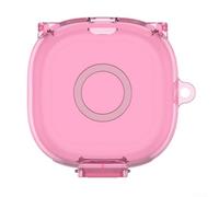 Bulevisiter Funda protectora para auriculares SHOKZ para OpenFit2 T920 impermeable y resistente a la suciedad (rosa transparente)