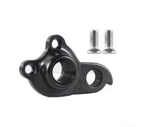 Bulevisiter Gancho trasero para desviador trasero, aleación de aluminio CNC para protección del cuadro de la bicicleta, compatible con eje pasante de 12 mm, ligero 20 g, 61 mm de longitud, negro (SKU)