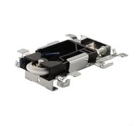 Bulevisiter Herrajes de puerta montada lateral Mecanismo deslizante Sistema de polea de nylon Shell de hierro Combinación de rueda superior e inferior Accesorios de instalación de puerta de armario de