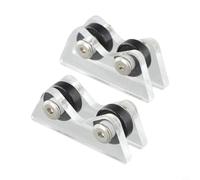 Bulevisiter Herramienta de detección de rectitud de billar para medición de tacos de billar, par de rodillos portátiles de metal y plástico de 7 x 3 x 2 cm con diseño de bajo ruido,