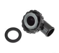 Bulevisiter Kit de conector de manguera de inflado compensador de flotabilidad con codo de tubo, arandela de goma y tuerca para buceo, compatible con válvulas K y sistemas de inflado trasero