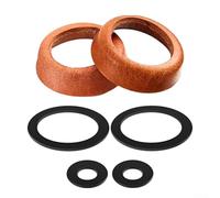 Bulevisiter Kit de repuesto de bomba de agua tipo 75, equipado con sello de manga de pistón de manguito de cuero, accesorios de bomba de pozo manual, diámetro interior 53 mm altura 20 mm grosor 4 mm