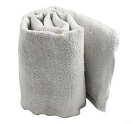 Bulevisiter Manta ignífuga de 2 mm de grosor, tela de fibra de porcelana para alta resistencia hasta 1260 ℃, alfombrilla aislante A1 para hornos, hornos, (1 x 1 m)