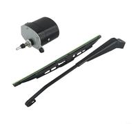 Bulevisiter Motor de limpiaparabrisas general de 12 V con cuchilla y brazo de 300 mm, para tractor, barco, caravana, UTV, ángulo de barrido de 45 a 120 grados (motor + limpiaparabrisas)